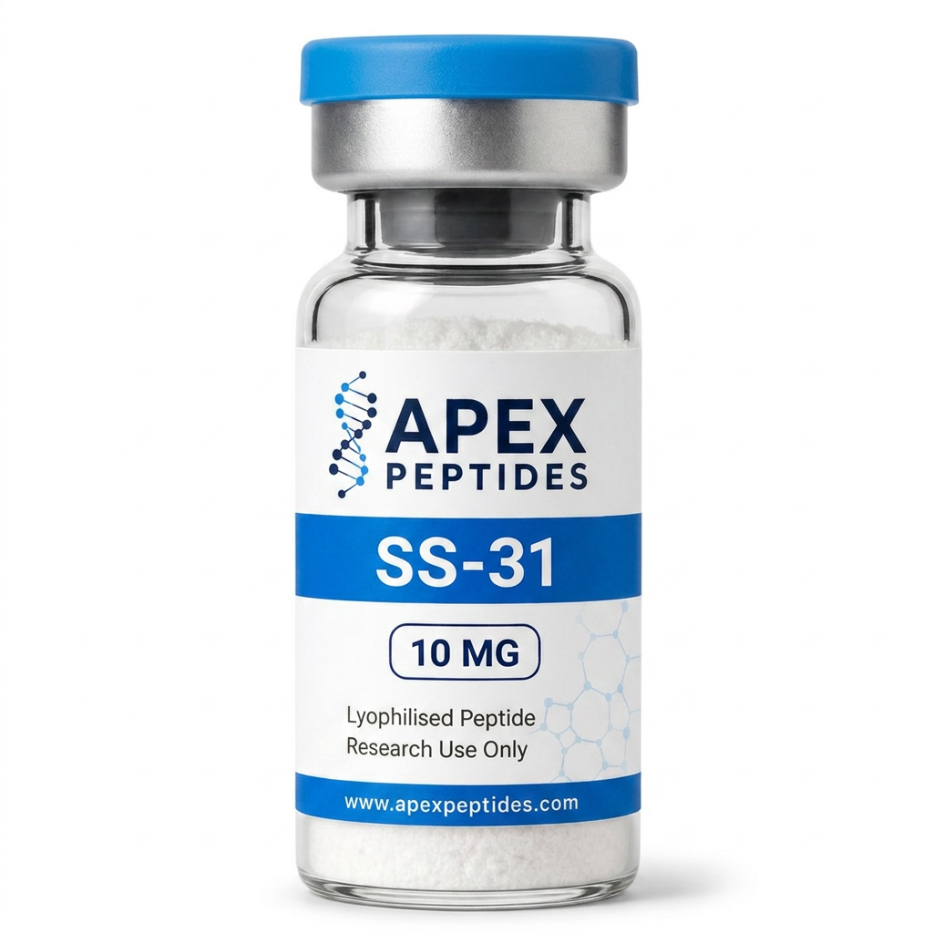 SS-31 (Elamipretide) 10mg branded Apex PEPTIDES research vial