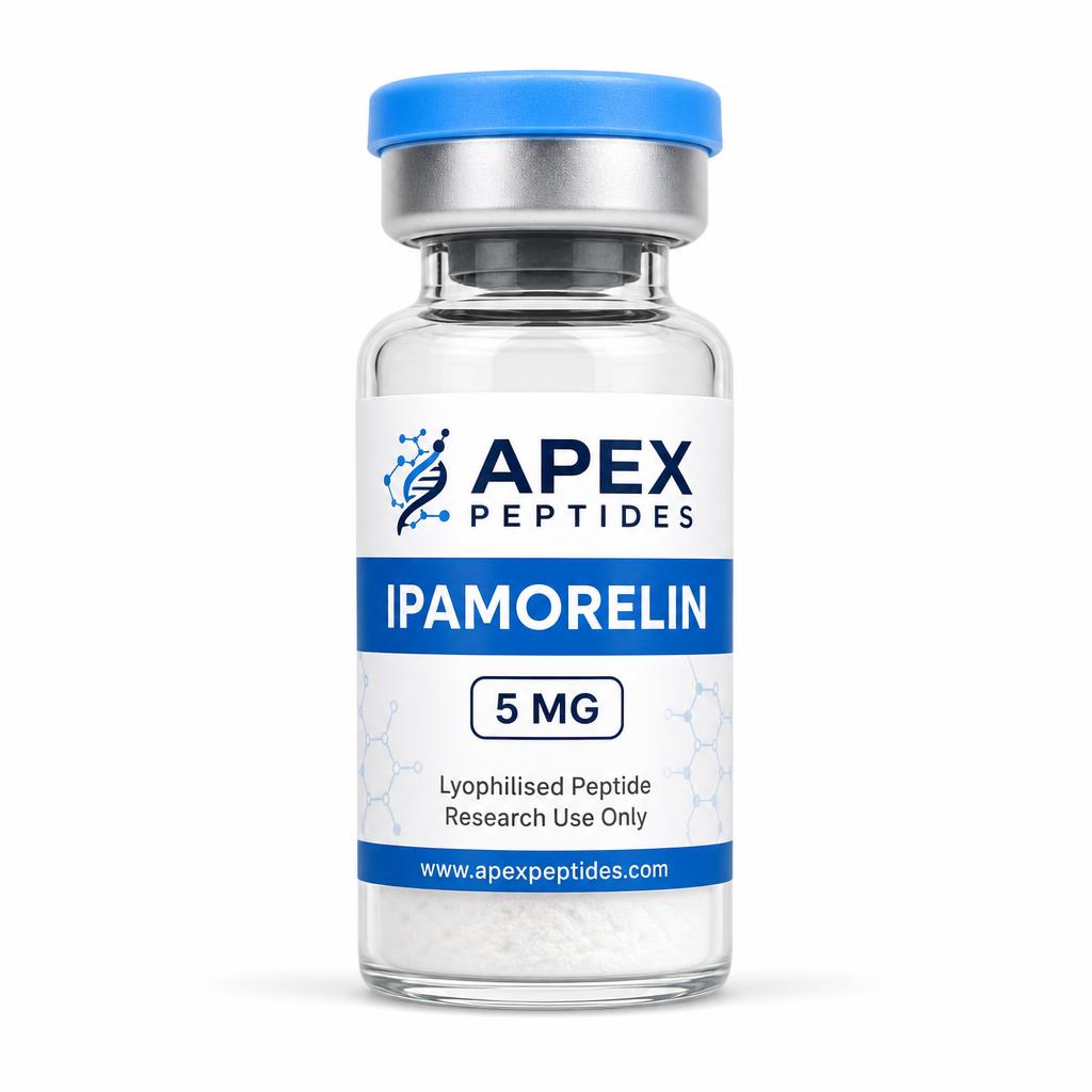 Ipamorelin branded Apex PEPTIDES research vial