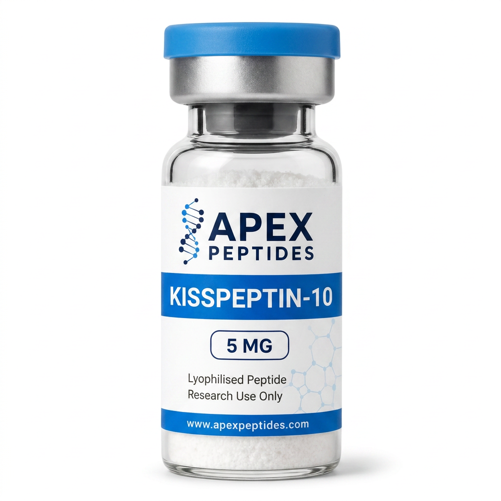 Kisspeptin-10 5mg branded Apex PEPTIDES research vial