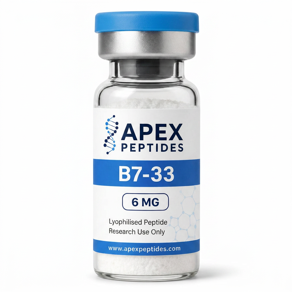 B7-33 6mg branded Apex PEPTIDES research vial
