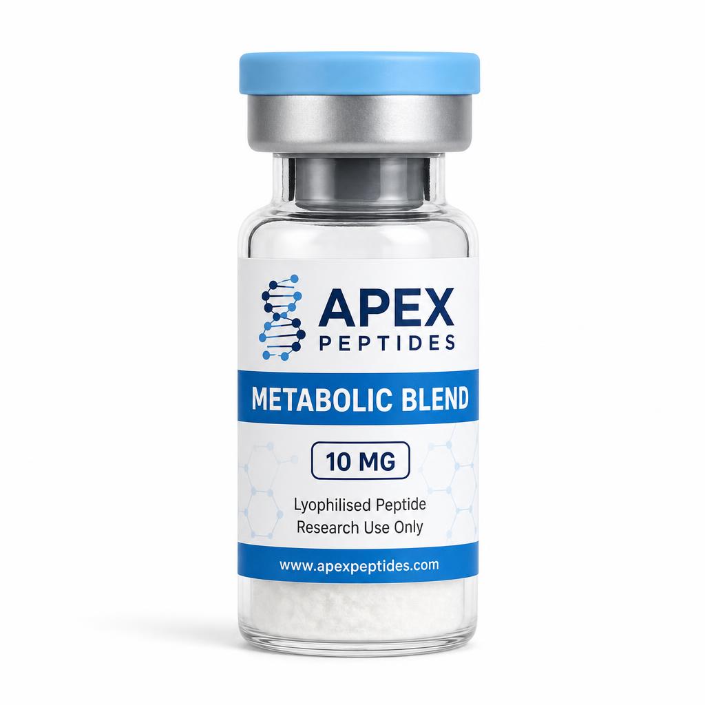 Metabolic Research Blend branded Apex PEPTIDES research vial