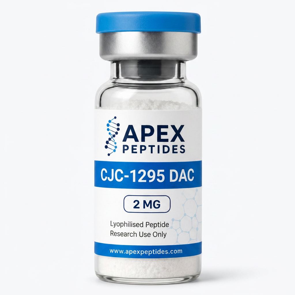 CJC-1295 with DAC 2mg branded Apex PEPTIDES research vial
