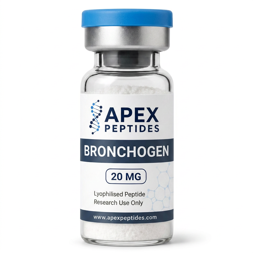 Bronchogen 20mg branded Apex PEPTIDES research vial