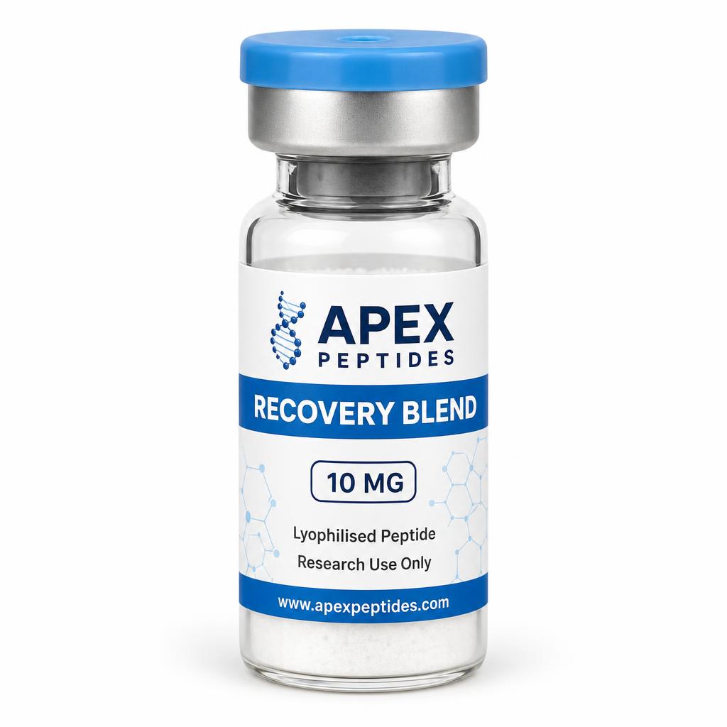 Recovery Blend branded Apex PEPTIDES research vial